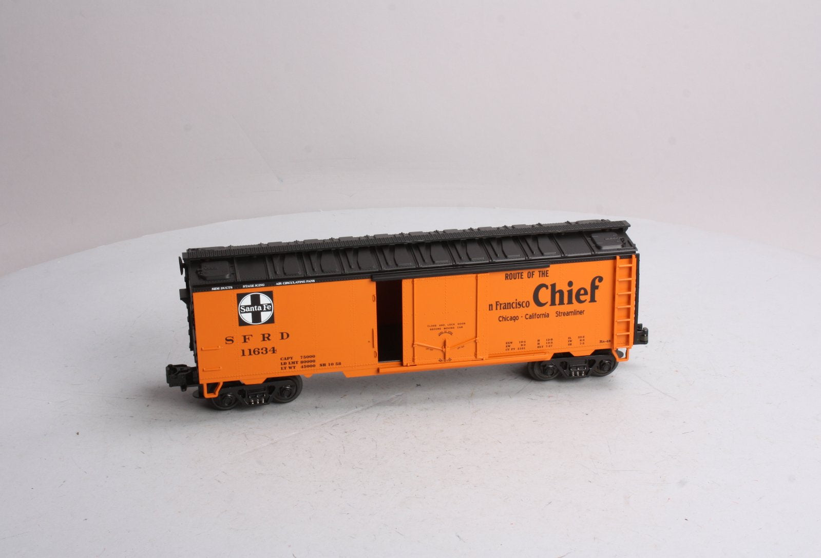 MTH 20-94018 O Gauge Santa Fe AT&SF Reefer Car #11634 LN/Box