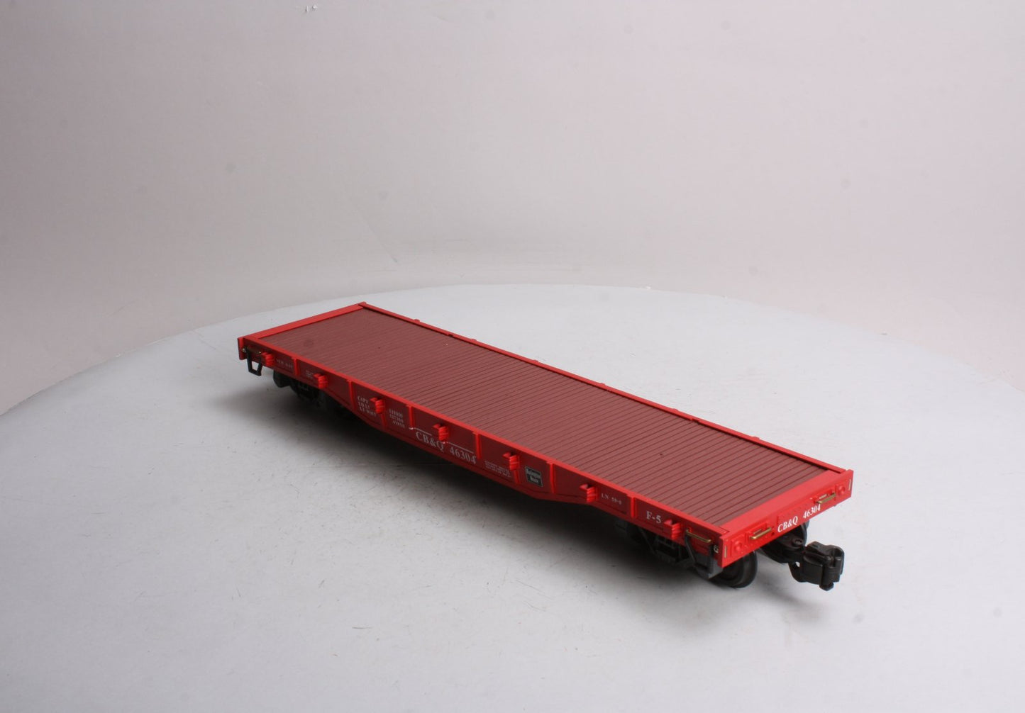 Aristo-Craft 46304 G Scale Chicago Burlington & Quincy Burlington Flatcar LN/Box