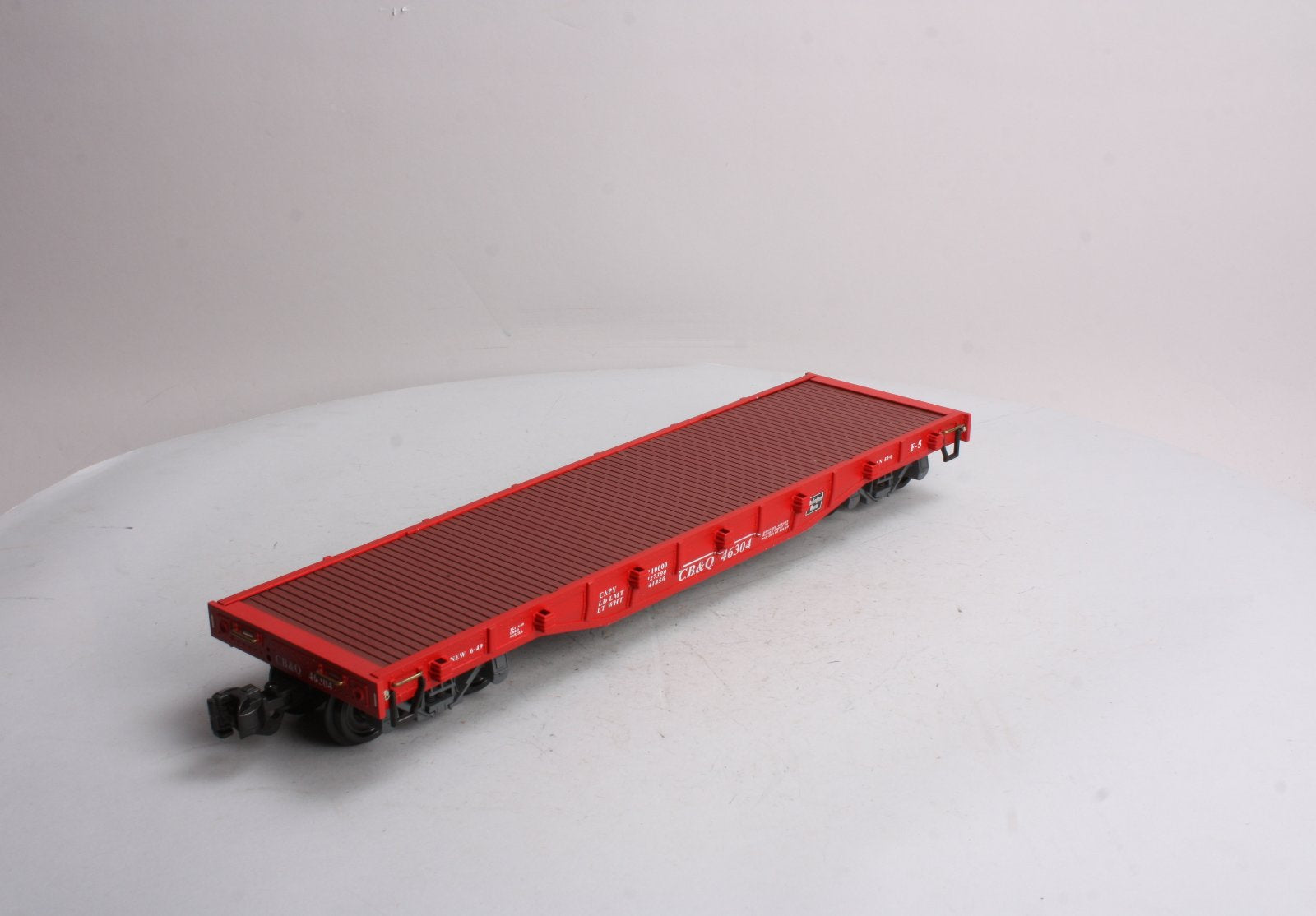 Aristo-Craft 46304 G Scale Chicago Burlington & Quincy Burlington Flatcar LN/Box