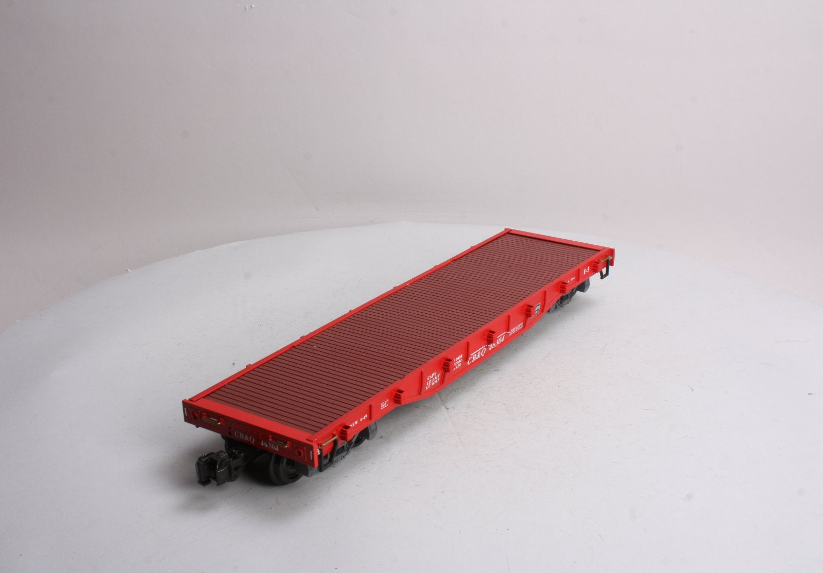 Aristo-Craft 46304 G Scale Chicago Burlington & Quincy Burlington Flatcar LN/Box