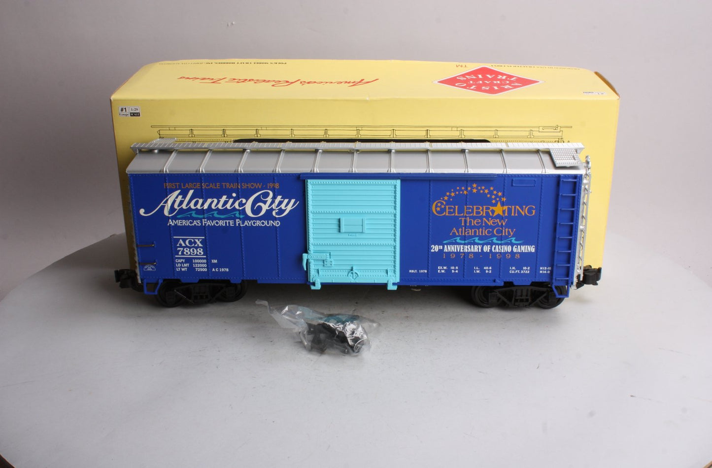 Aristo-Craft 46095 G Scale Atlantic City Steel Boxcar #7898 LN/Box
