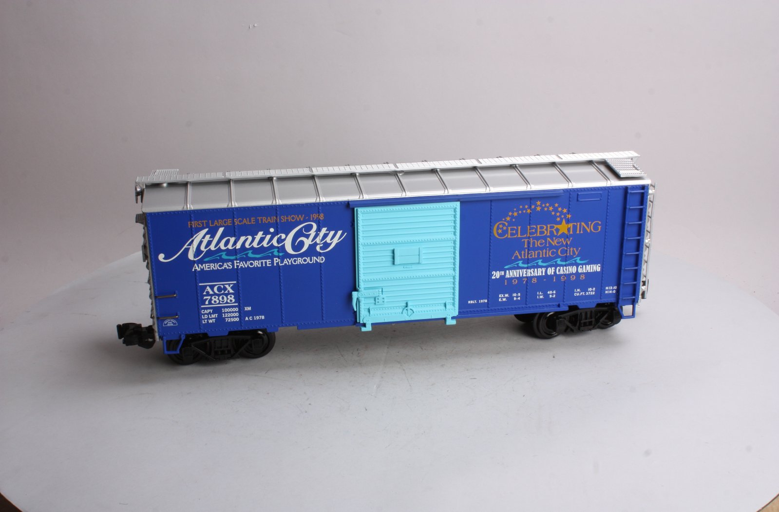 Aristo-Craft 46095 G Scale Atlantic City Steel Boxcar #7898 LN/Box