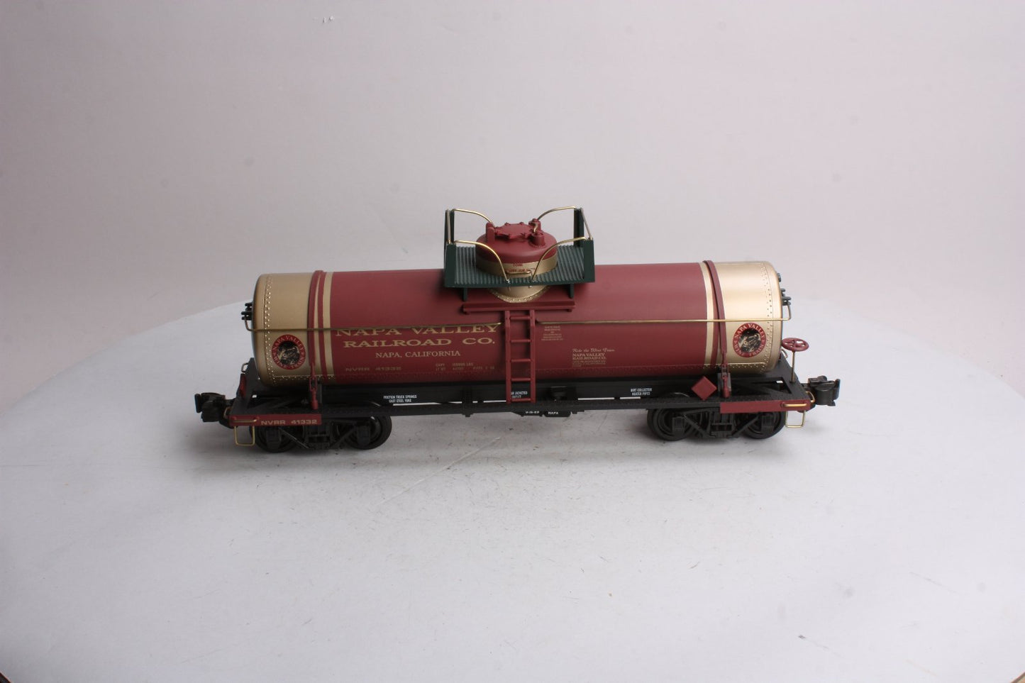 Aristo-Craft 41332 G Scale Napa Valley Railroad Co. Tank Car #41332 LN/Box