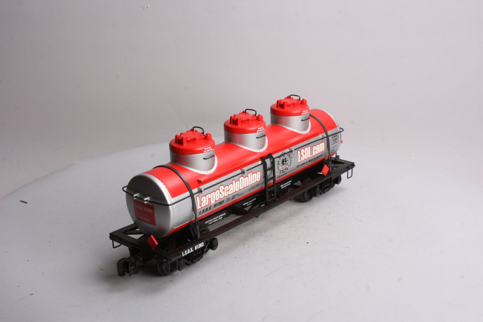 Aristo-Craft 41697 G Scale Large Scale Online Triple Dome Tank Car LN/Box