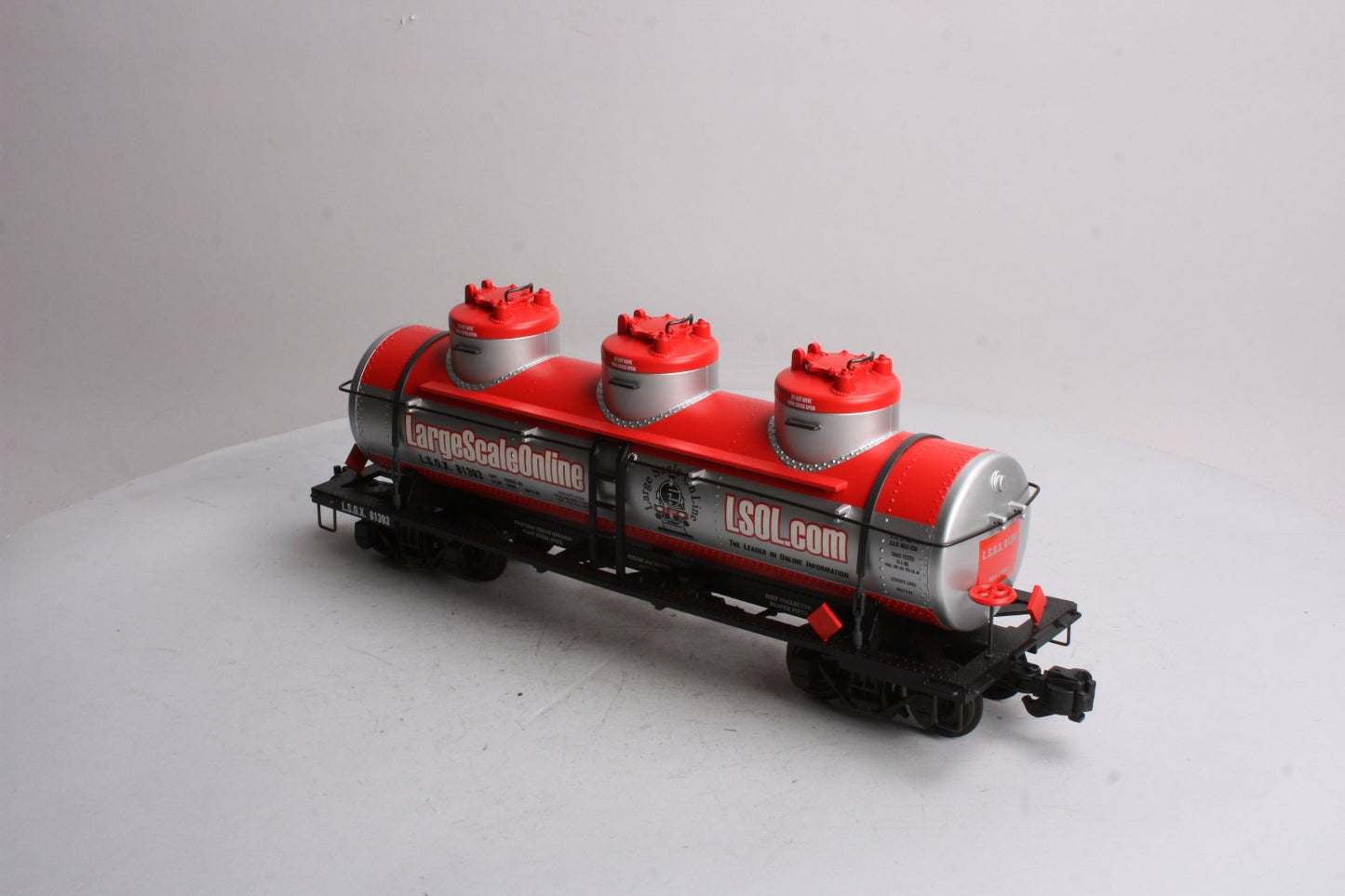 Aristo-Craft 41697 G Scale Large Scale Online Triple Dome Tank Car LN/Box