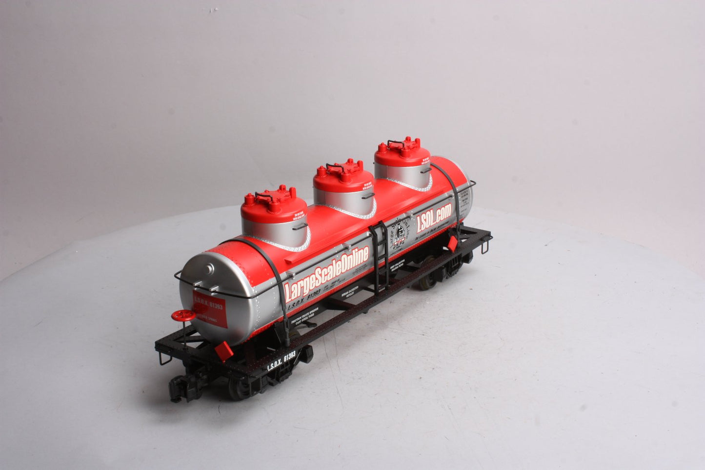 Aristo-Craft 41697 G Scale Large Scale Online Triple Dome Tank Car LN/Box