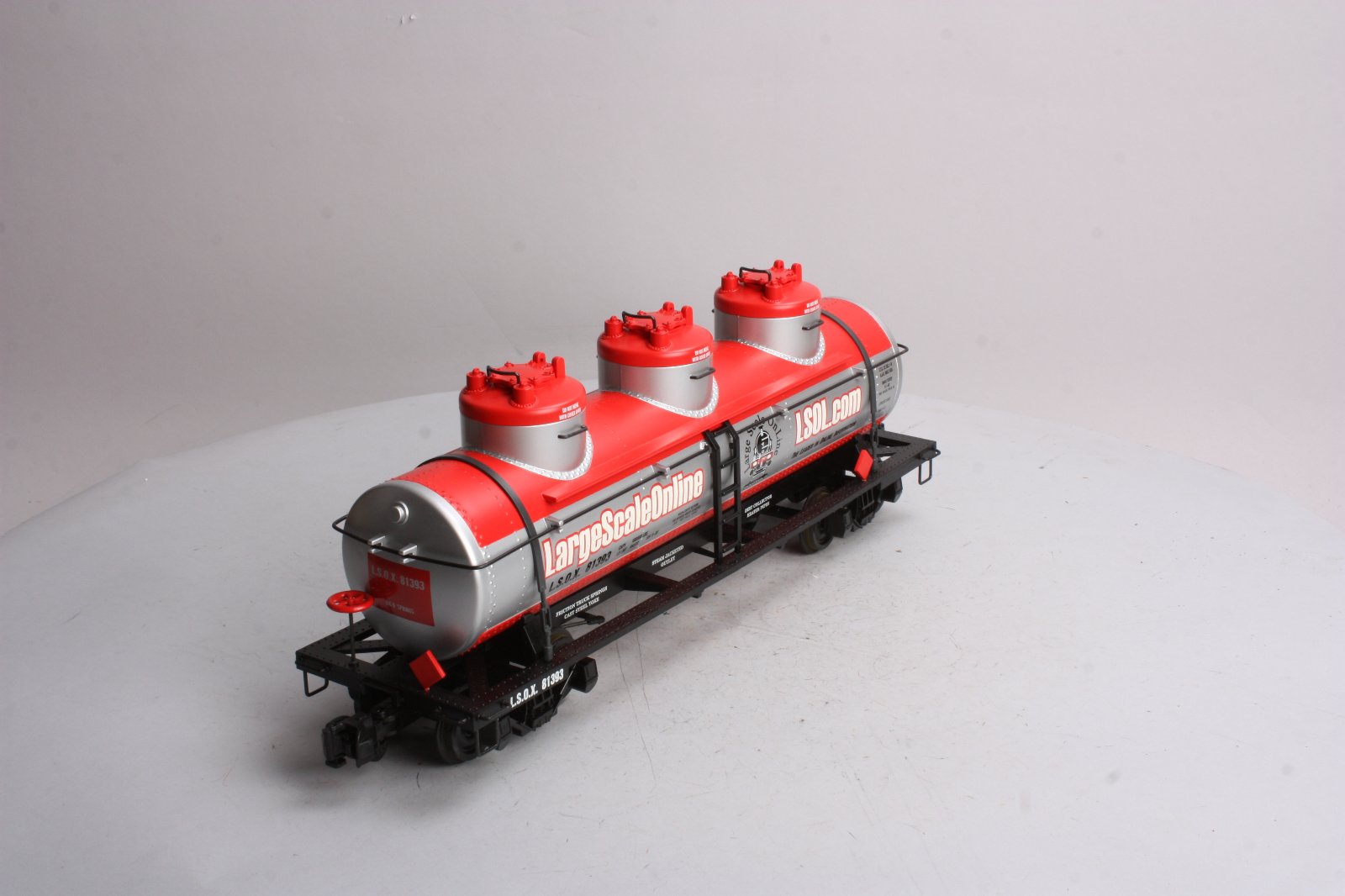 Aristo-Craft 41697 G Scale Large Scale Online Triple Dome Tank Car LN/Box