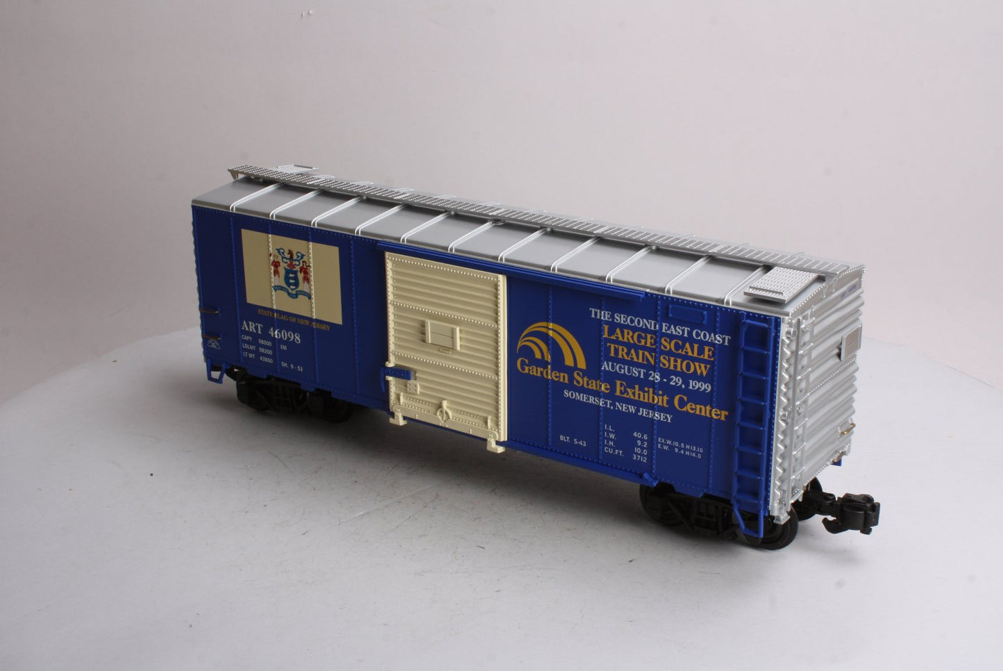 Aristo-Craft 46098 G Scale 1999 East Coast Large Scale Show Boxcar LN