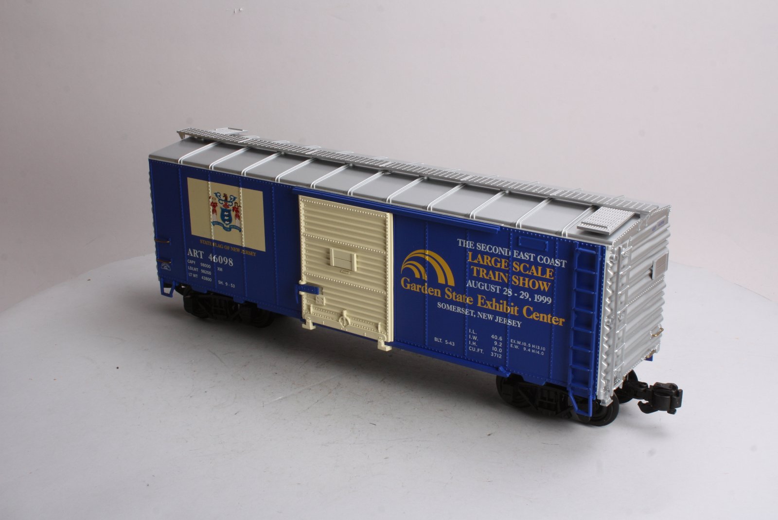 Aristo-Craft 46098 G Scale 1999 East Coast Large Scale Show Boxcar LN