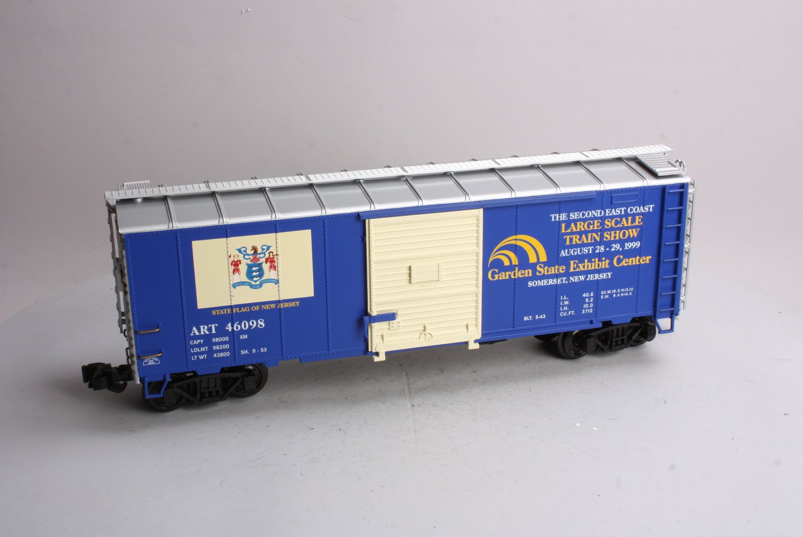 Aristo-Craft 46098 G Scale 1999 East Coast Large Scale Show Boxcar LN