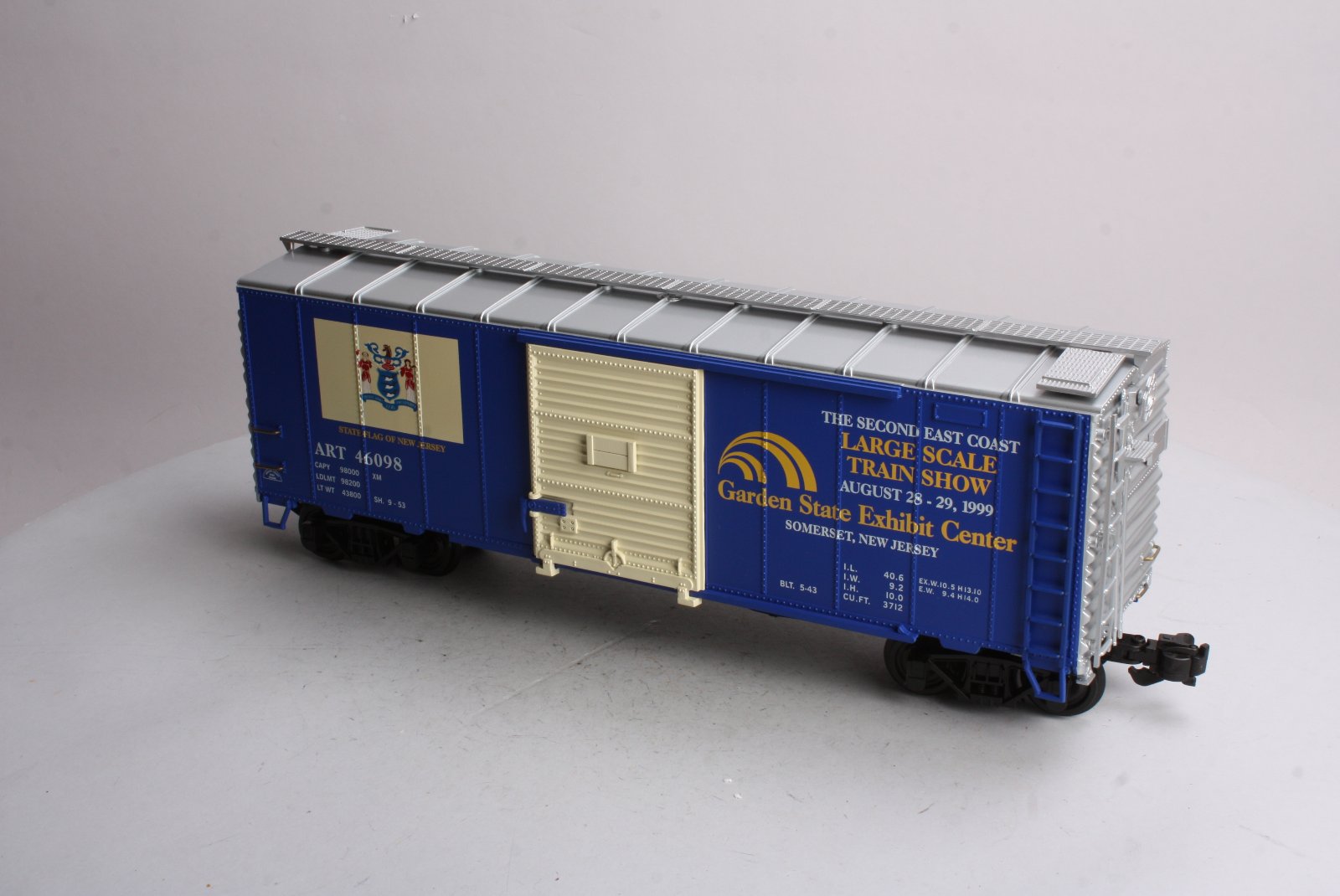 Aristo-Craft 46098 G Scale 1999 East Coast Large Scale Show Boxcar LN