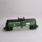 MTH 20-9200 O Scale Burlington Northern O Scale Tank Car NIB