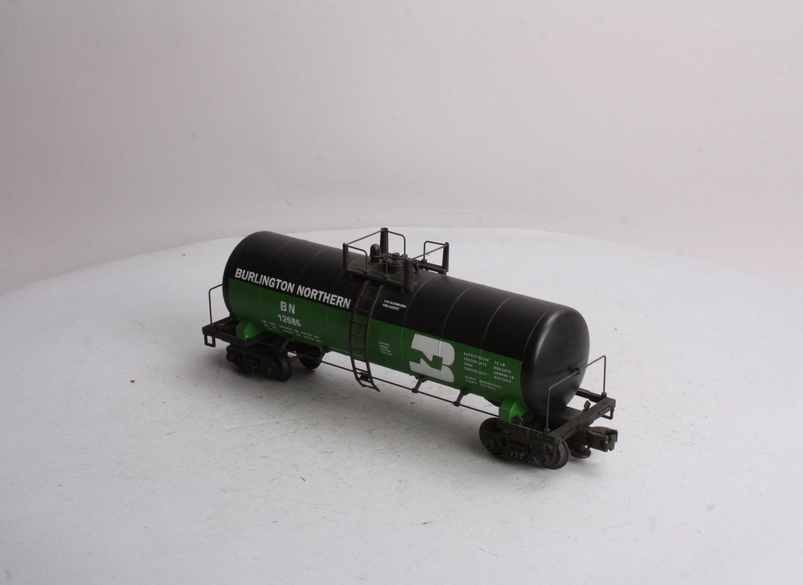 MTH 20-9200 O Scale Burlington Northern O Scale Tank Car NIB