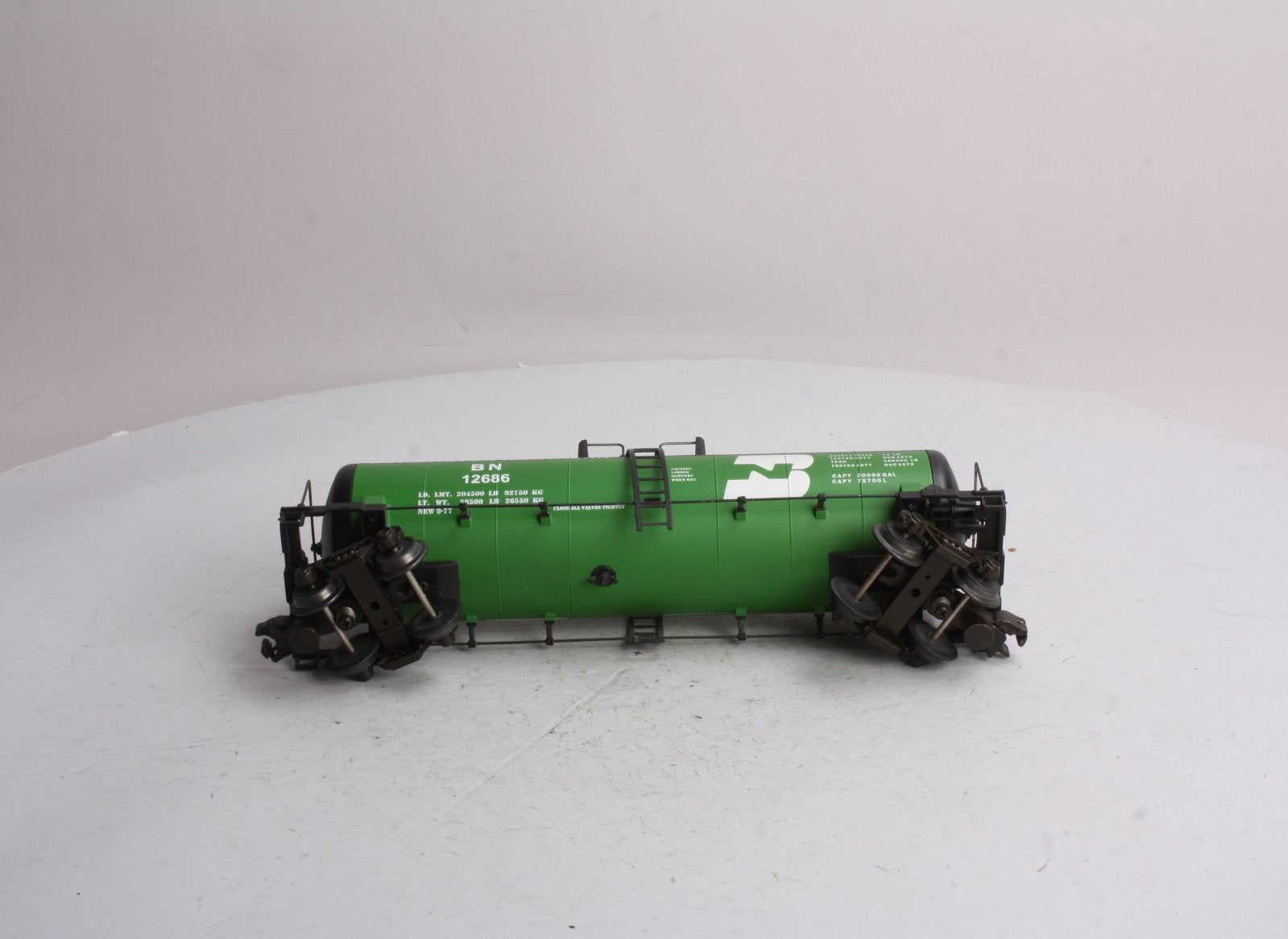 MTH 20-9200 O Scale Burlington Northern O Scale Tank Car NIB
