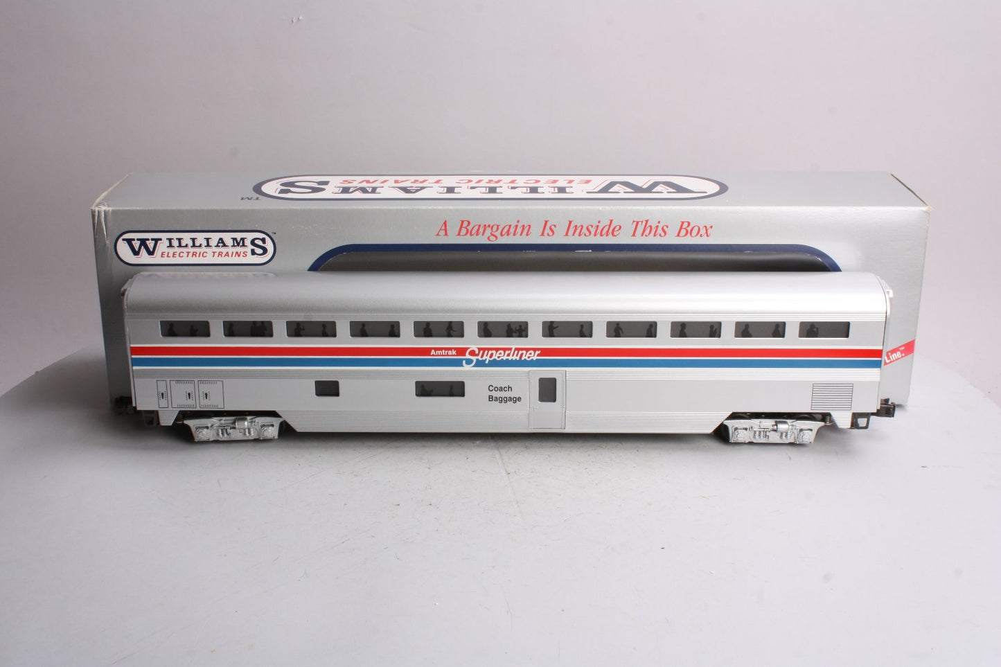 Williams SL80 Amtrak Superliner Coach/Baggage Car LN/Box