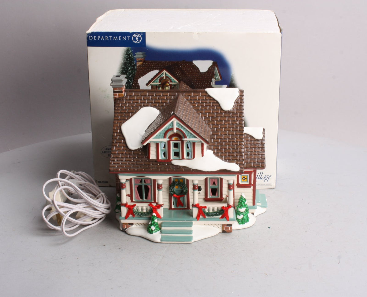 Dept 56 55304 Snow Village Bungalow EX/Box