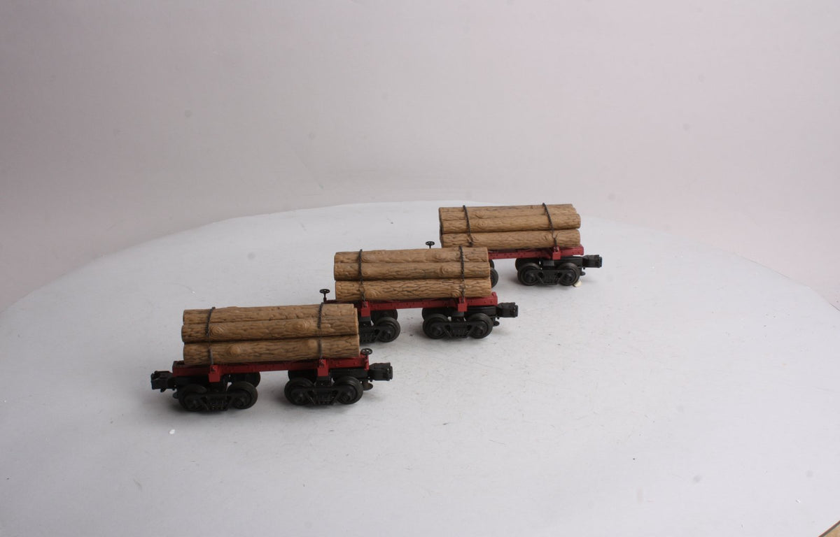 Industrial Rail 8050 O-27 Skeleton Log Cars (Set of 3) LN/Box