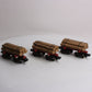 Industrial Rail 8050 O-27 Skeleton Log Cars (Set of 3) LN/Box