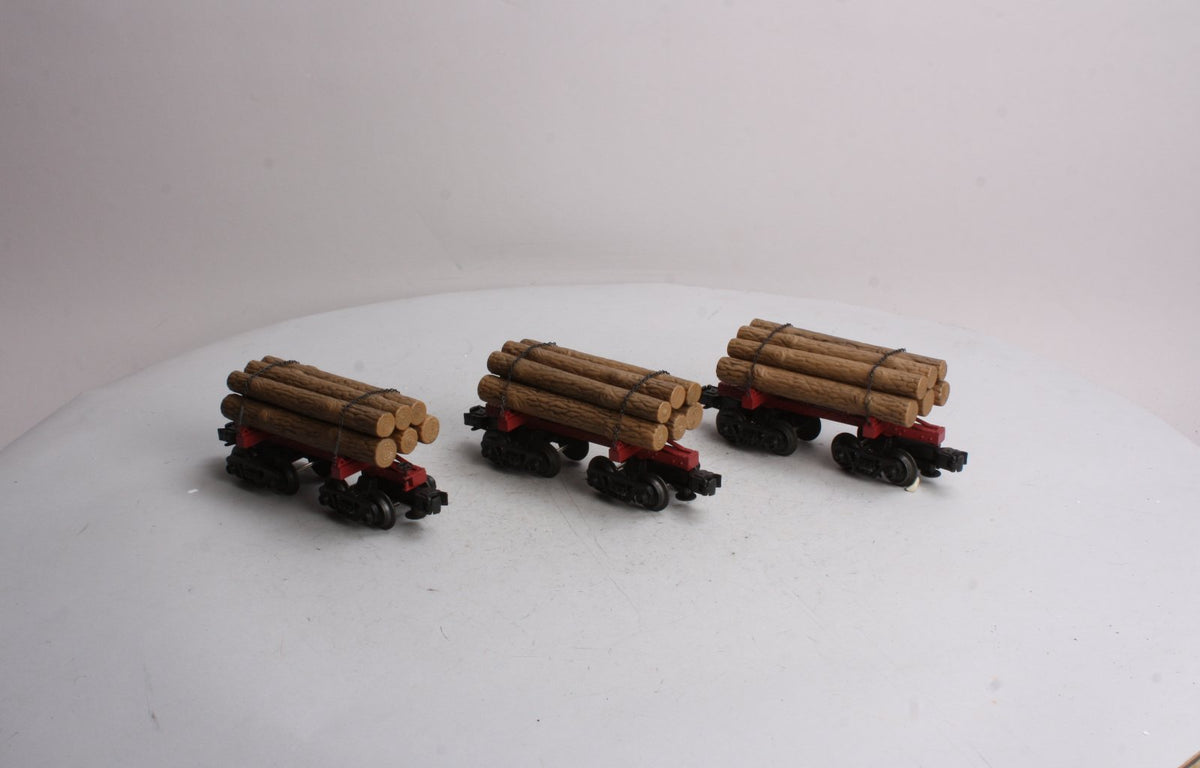 Industrial Rail 8050 O-27 Skeleton Log Cars (Set of 3) LN/Box