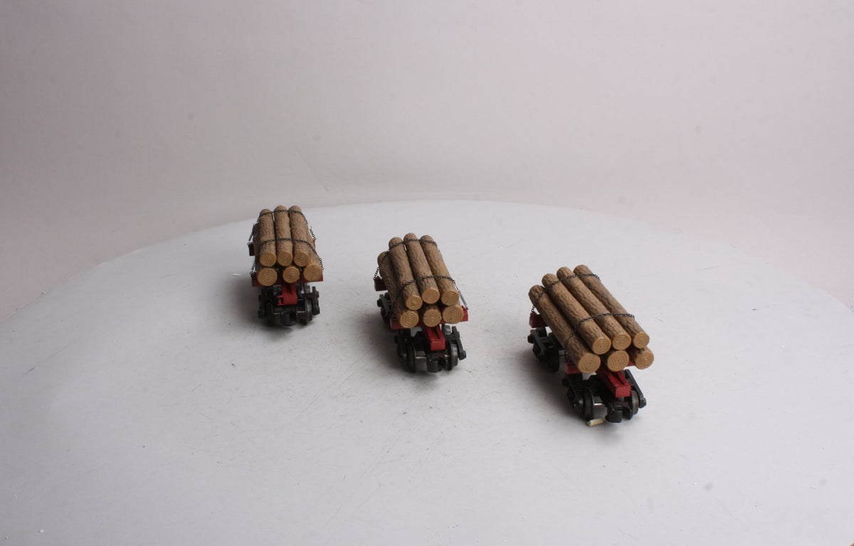 Industrial Rail 8050 O-27 Skeleton Log Cars (Set of 3) LN/Box