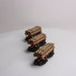 Industrial Rail 8050 O-27 Skeleton Log Cars (Set of 3) LN/Box
