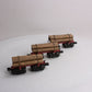 Industrial Rail 8050 O-27 Skeleton Log Cars (Set of 3) LN/Box