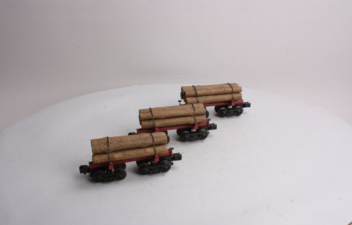 Industrial Rail 8050 O-27 Skeleton Log Cars (Set of 3) LN/Box