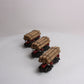 Industrial Rail 8050 O-27 Skeleton Log Cars (Set of 3) LN/Box