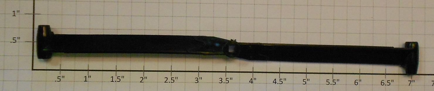 Lionel 3419-9 O Gauge Black Helicopter Single Top Blade with Pods