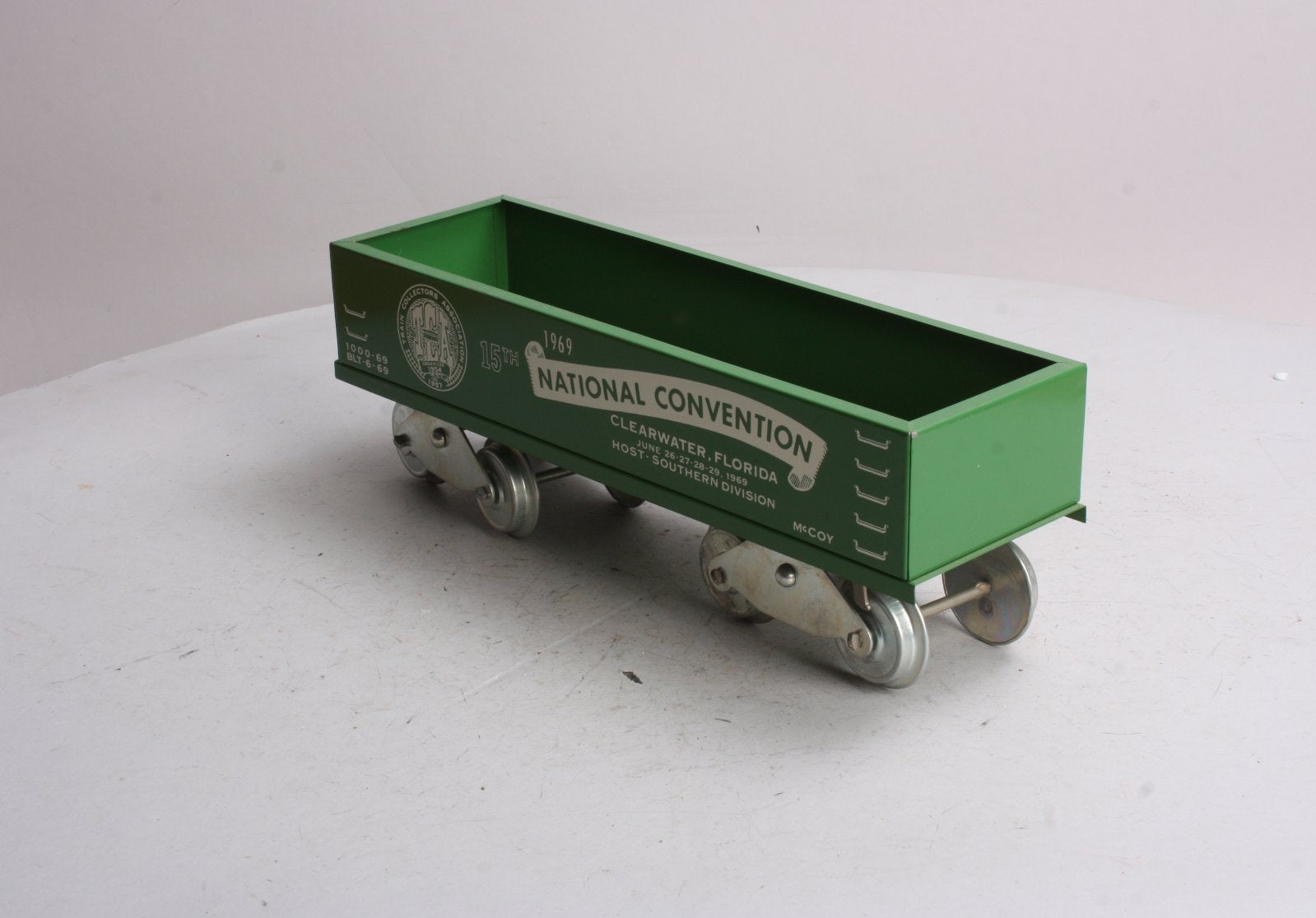 McCoy 1000-69 Standard Gauge TCA 1969 15th National Convention Gondola LN/Box