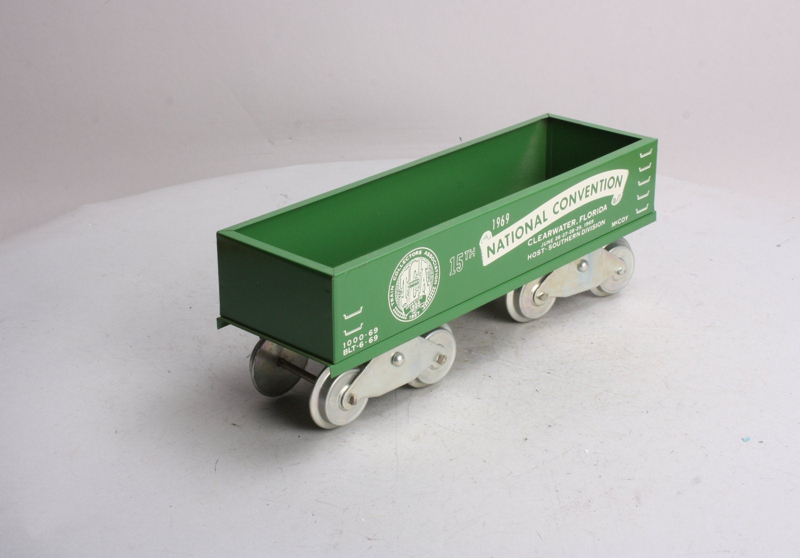 McCoy 1000-69 Standard Gauge TCA 1969 15th National Convention Gondola MT/Box