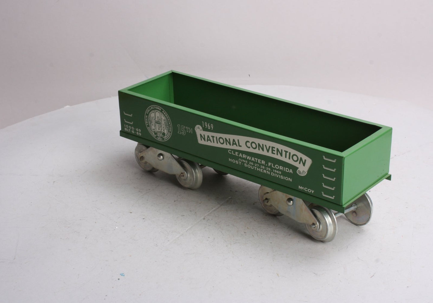 McCoy 1000-69 Standard Gauge TCA 1969 15th National Convention Gondola MT/Box
