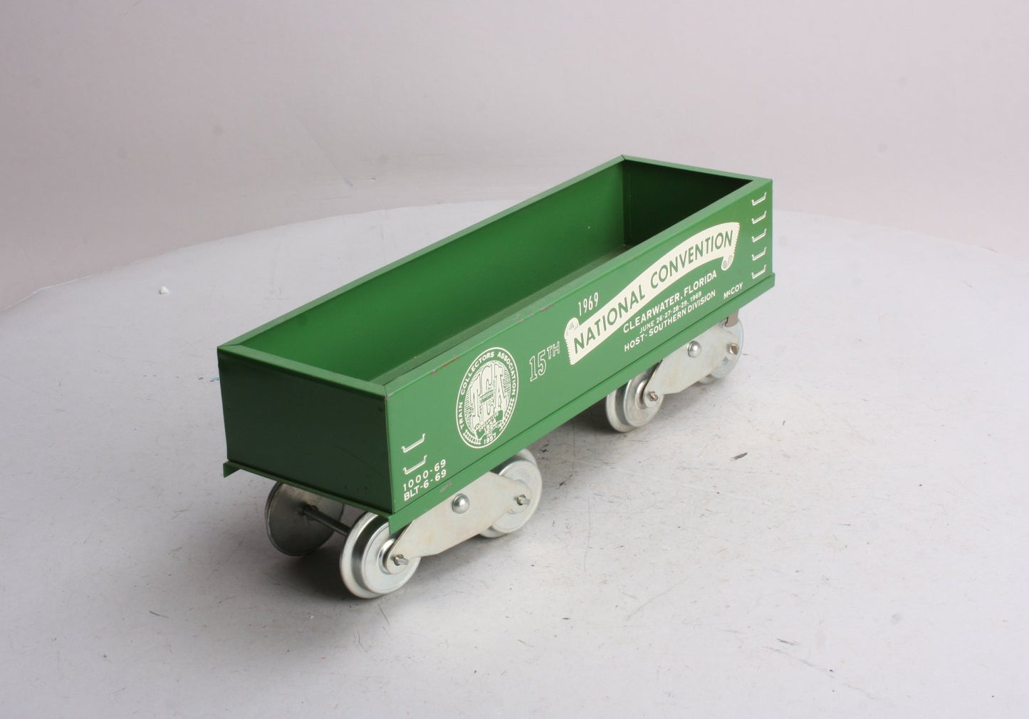 McCoy 1000-69 Standard Gauge TCA 1969 15th National Convention Gondola MT/Box