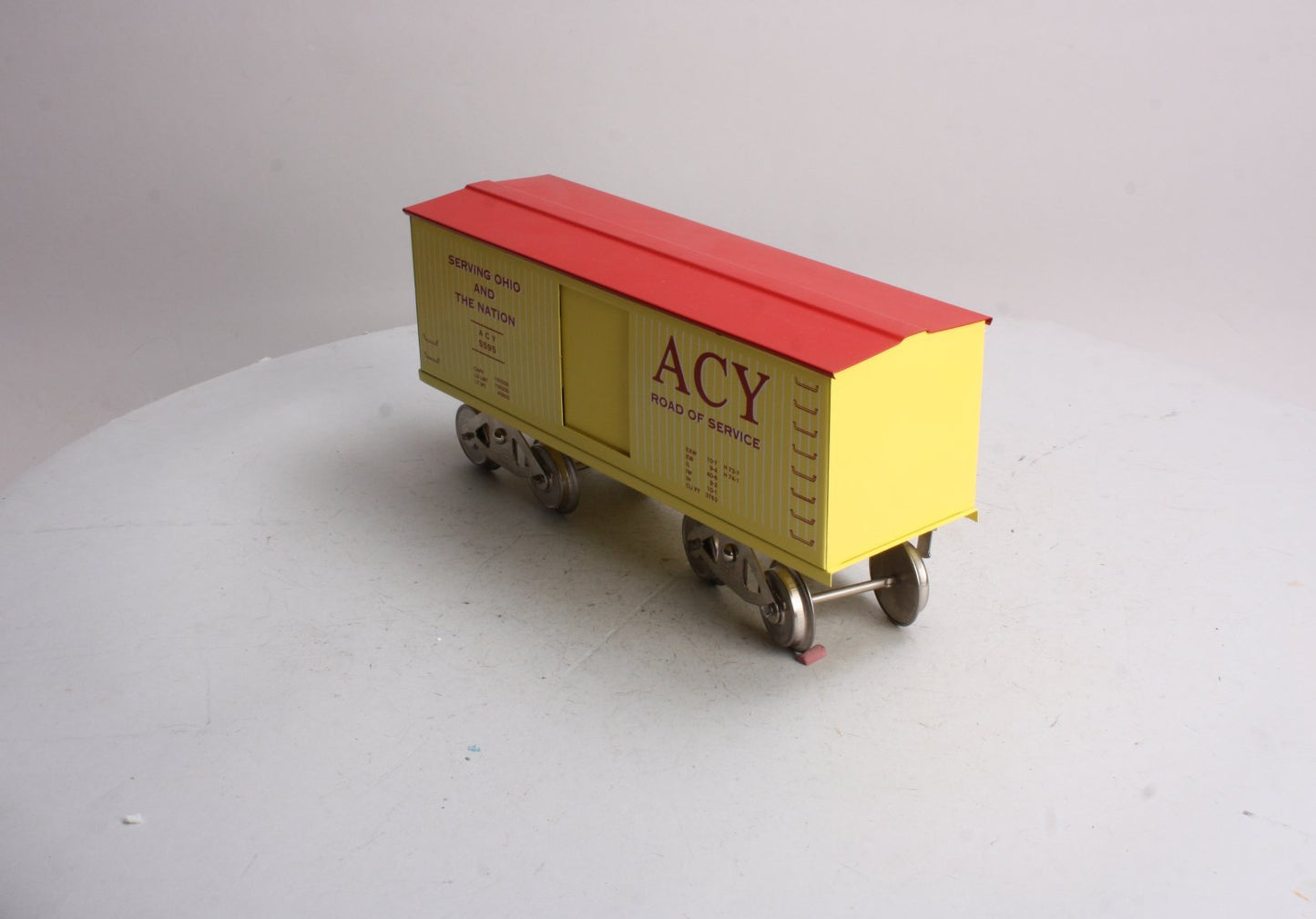 McCoy 296 Standard Gauge ACY Road of Service Boxcar EX/Box