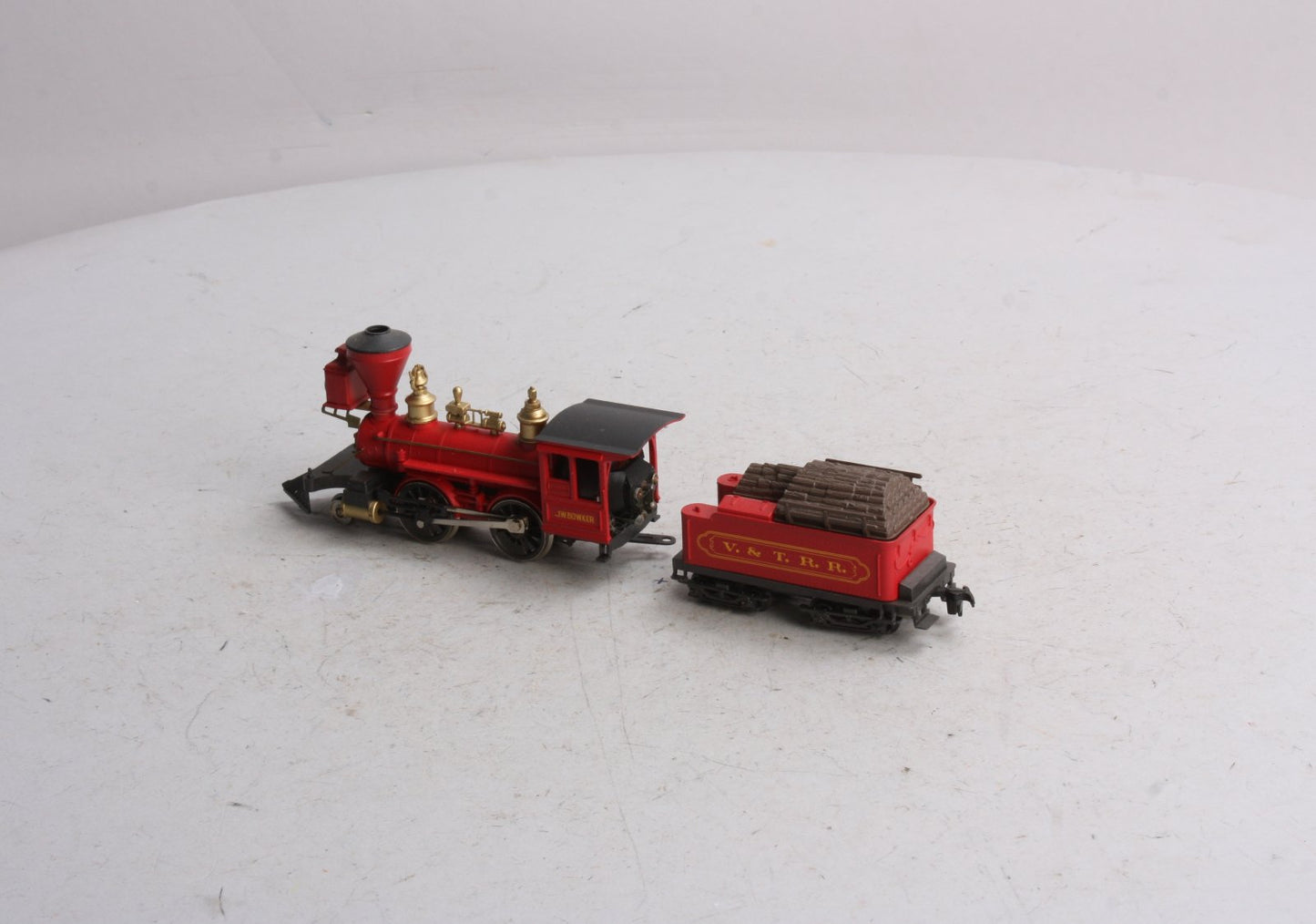 AHM 5072 HO Scale V&TRR 2-4-0 Steam Locomotive & Tender LN/Box