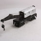 Lionel 6-36840 O Gauge Alaska Railroad Operating Crane Car LN