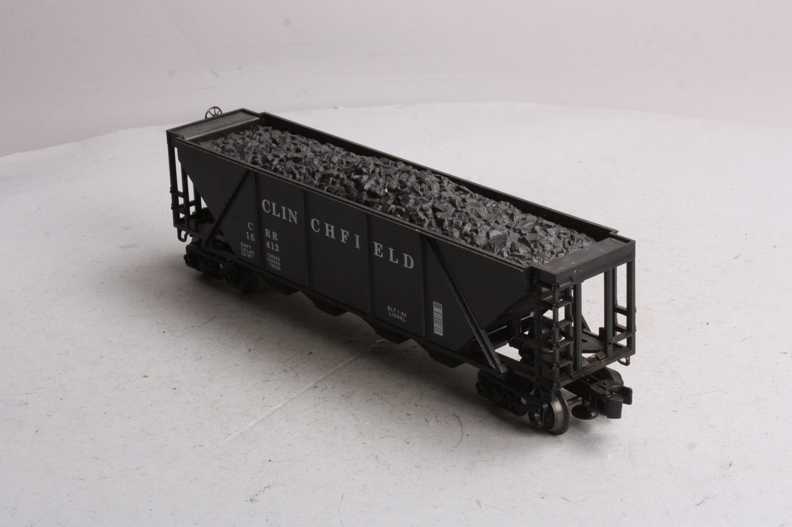 Lionel 6-16413 O Gauge Clinchfield 4-Bay Hopper with Coal Load