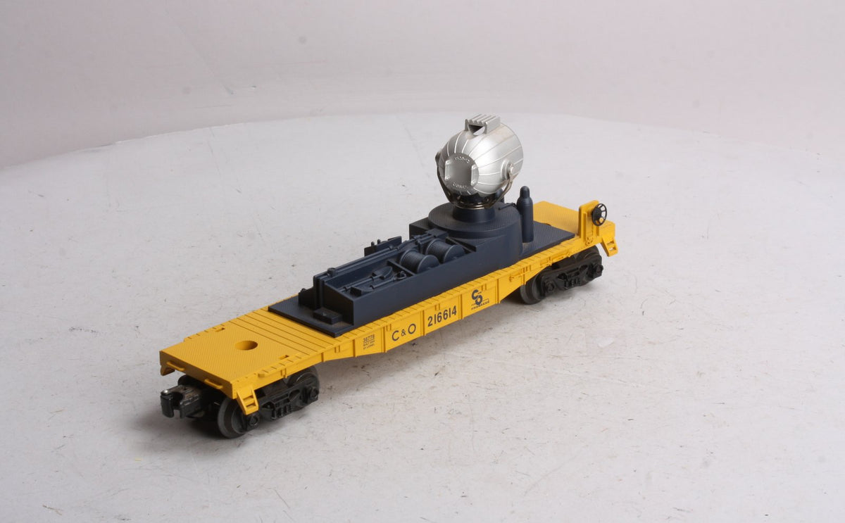 Lionel 6-36778 O Chesapeake & Ohio Searchlight Car #216614 LN/Box