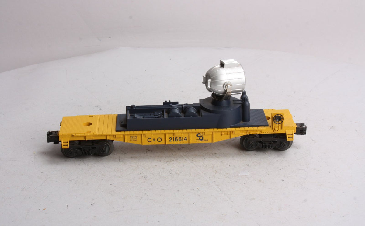 Lionel 6-36778 O Chesapeake & Ohio Searchlight Car #216614 LN/Box