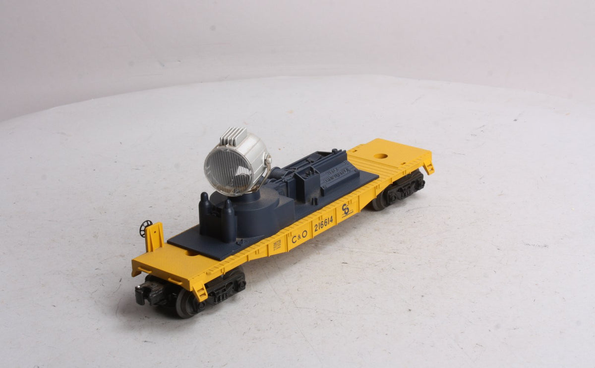 Lionel 6-36778 O Chesapeake & Ohio Searchlight Car #216614 LN/Box