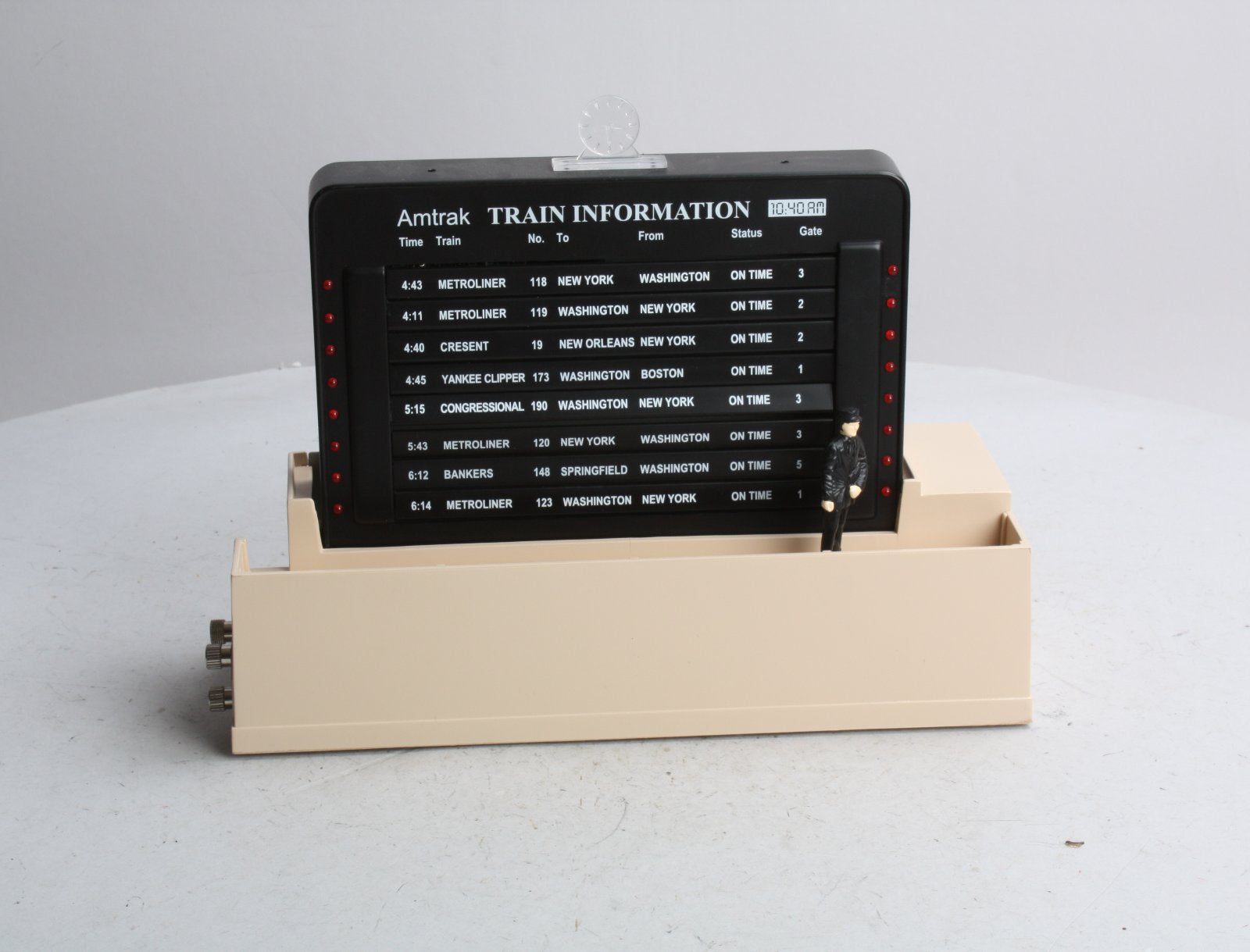 MTH 30-9022 O Amtrak Operating Dispatch Board #334 LN/Box