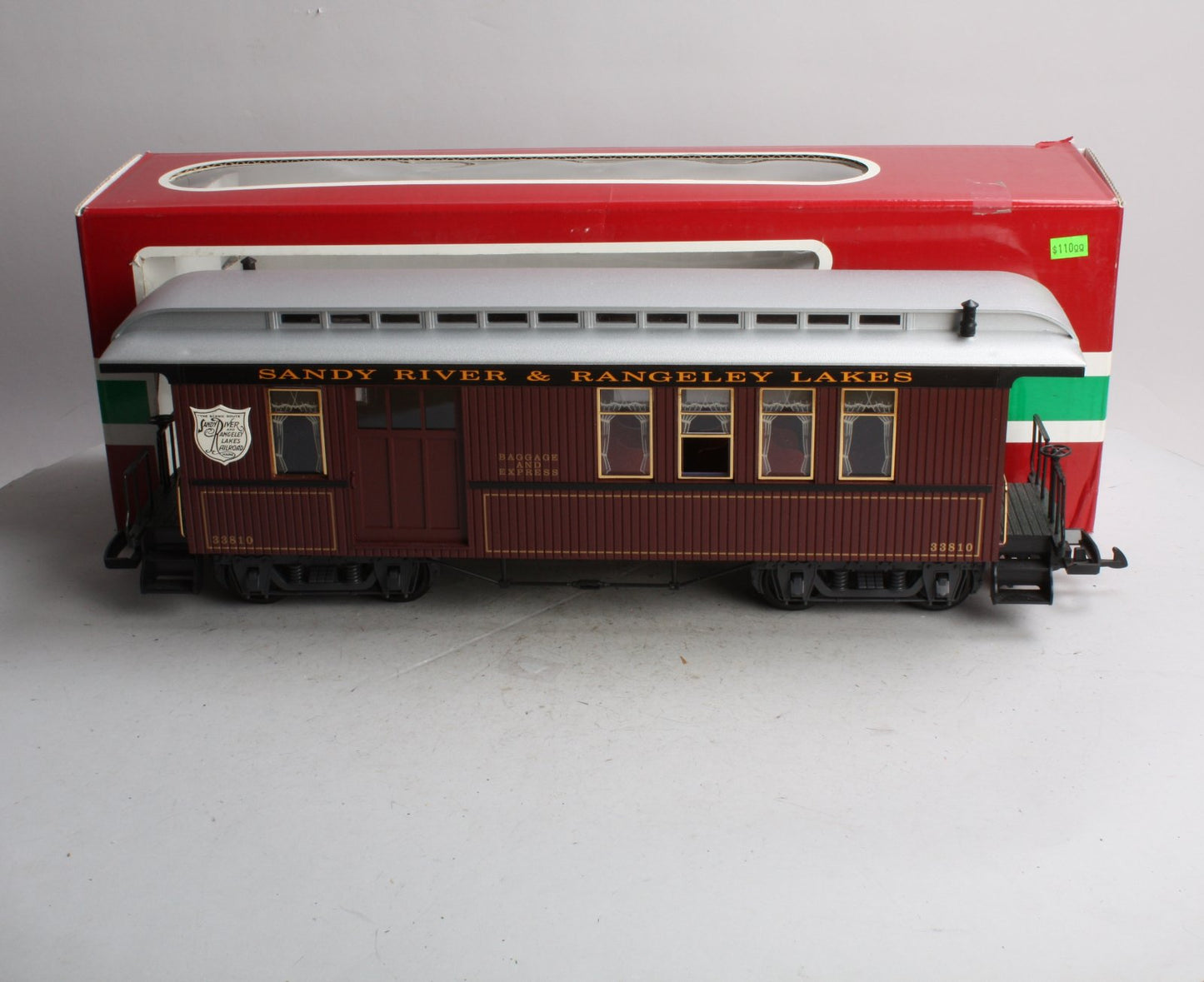 LGB 33810 G Scale Sandy River & Rangeley Lake Combine LN/Box