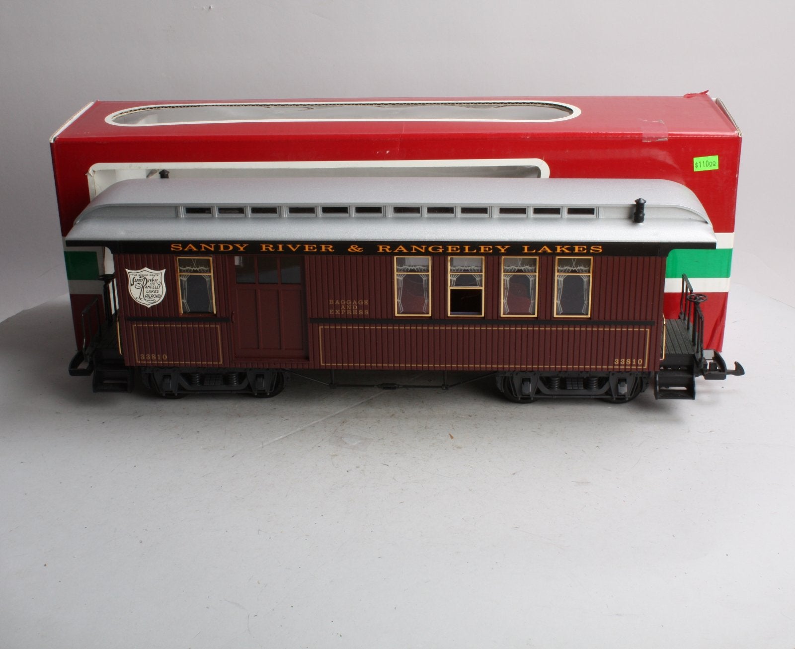 LGB 33810 G Scale Sandy River & Rangeley Lake Combine LN/Box