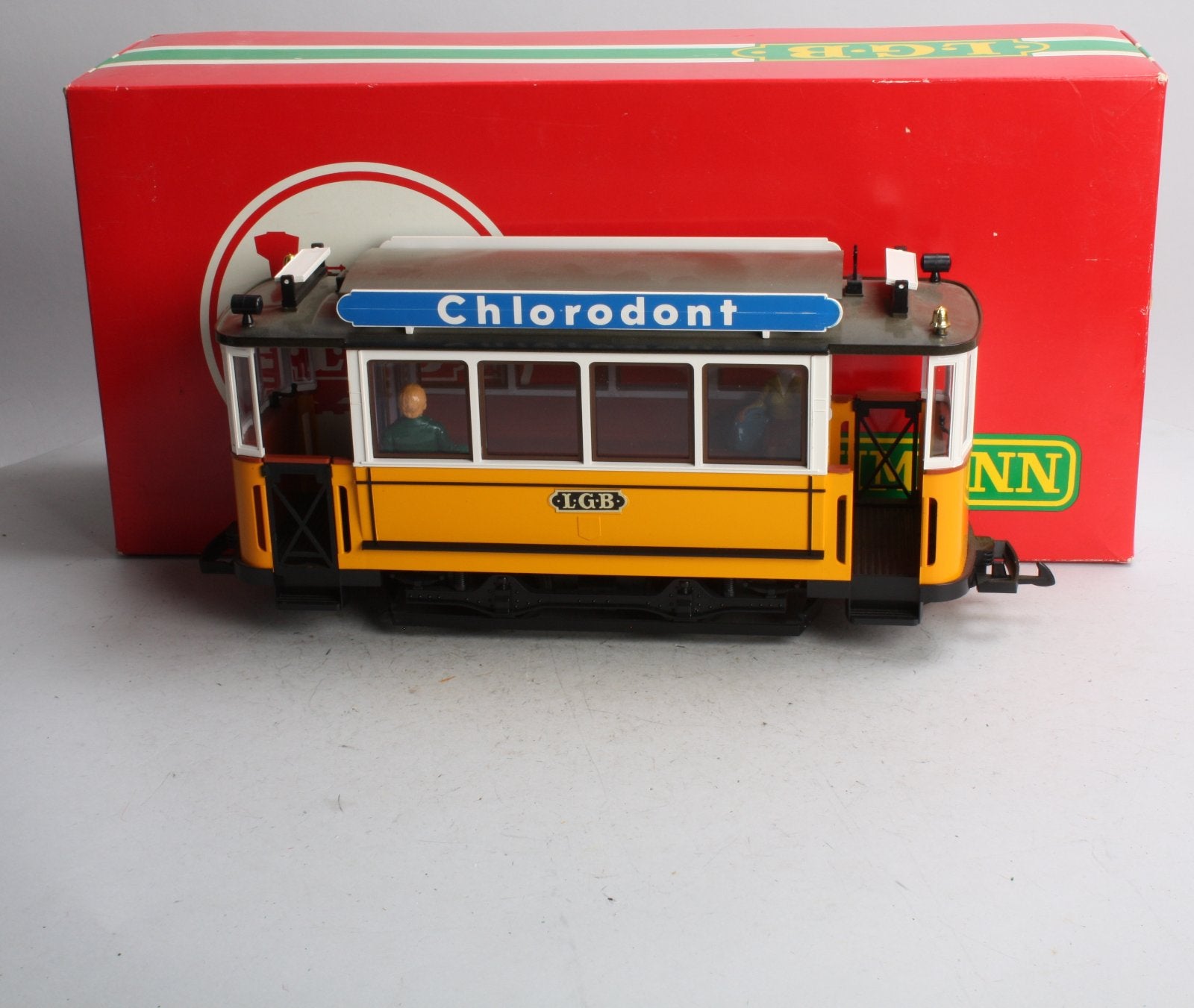 LGB 3500 G Yellow Non-Powered Streetcar / Trolley LN/Box