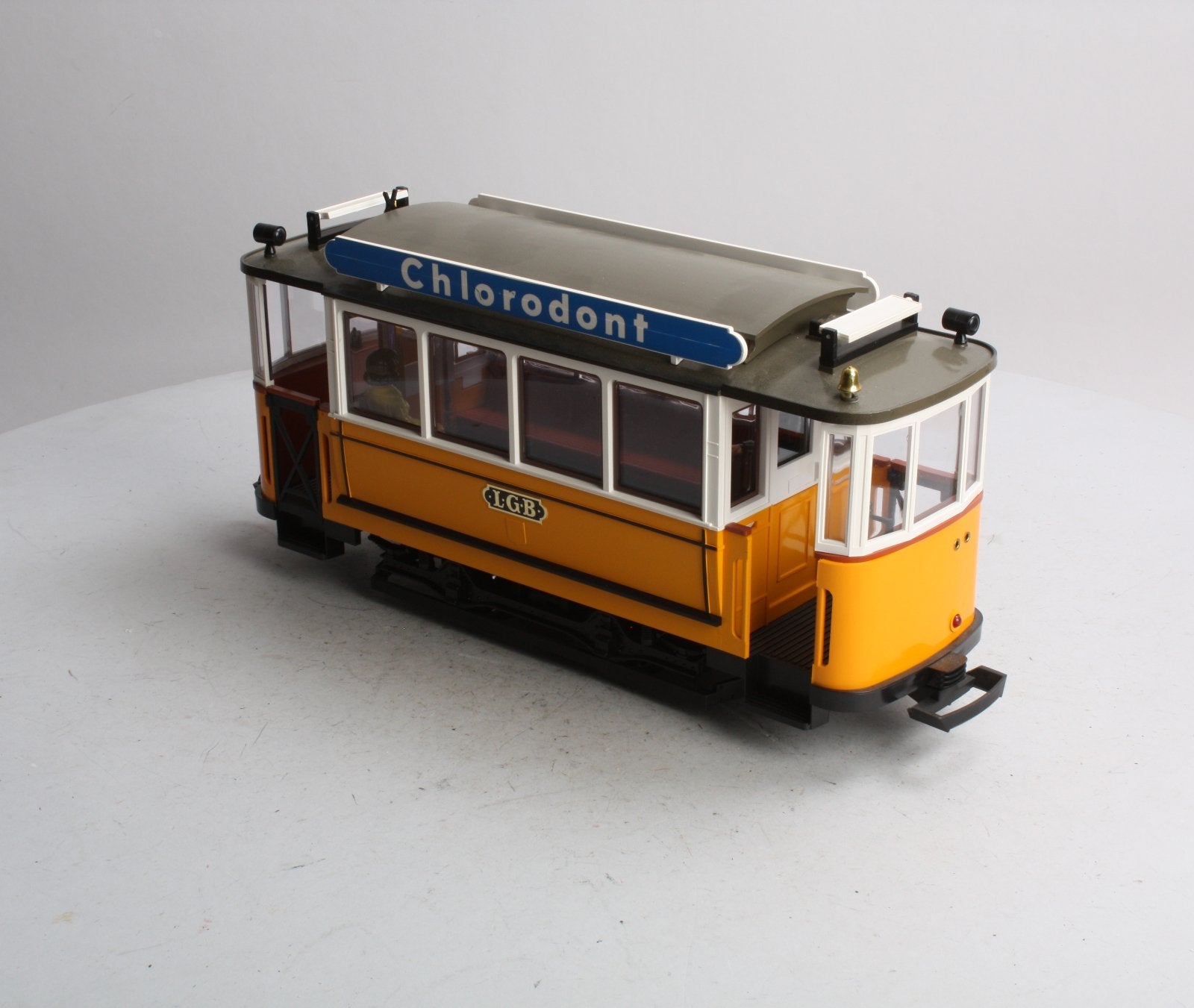 LGB 3500 G Yellow Non-Powered Streetcar / Trolley LN/Box