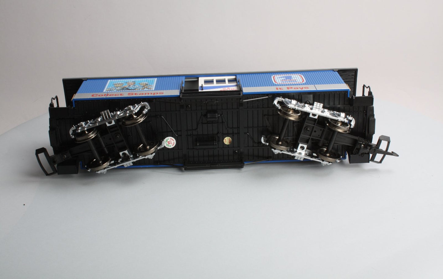LGB 31840 G Scale U.S. Mail "Collect Stamps It Pays" Baggage Car (Metal Wheels) LN/Box