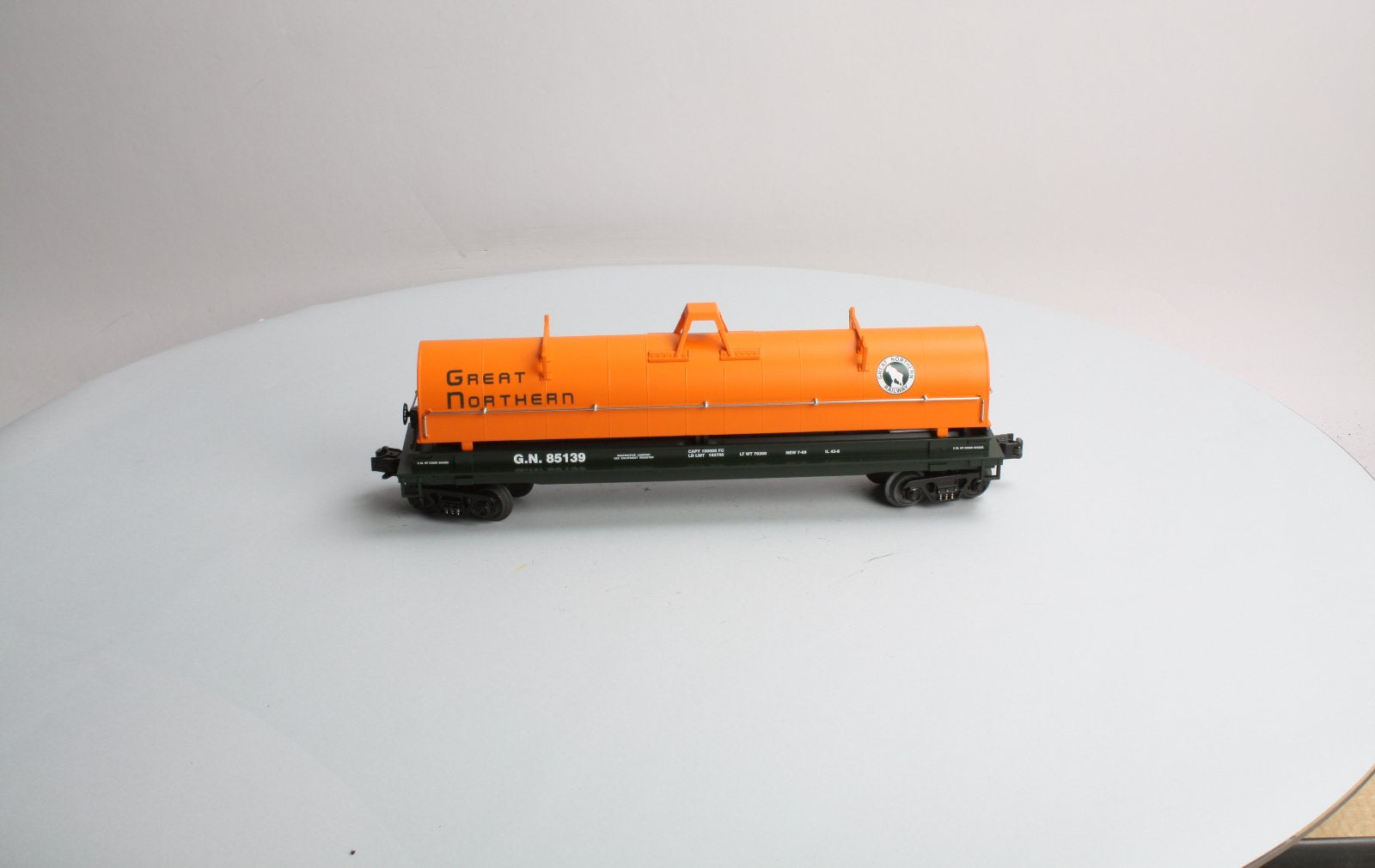 MTH 20-90028E O Gauge Great Northern Coil Car #85139 EX/Box