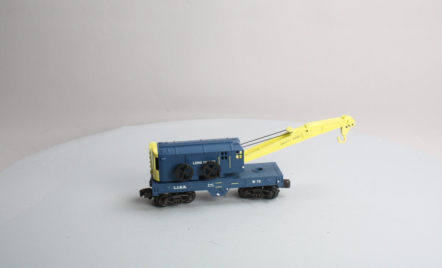 K-Line K681-3741 O Gauge Long Island Railroad Crane Car LN/Box