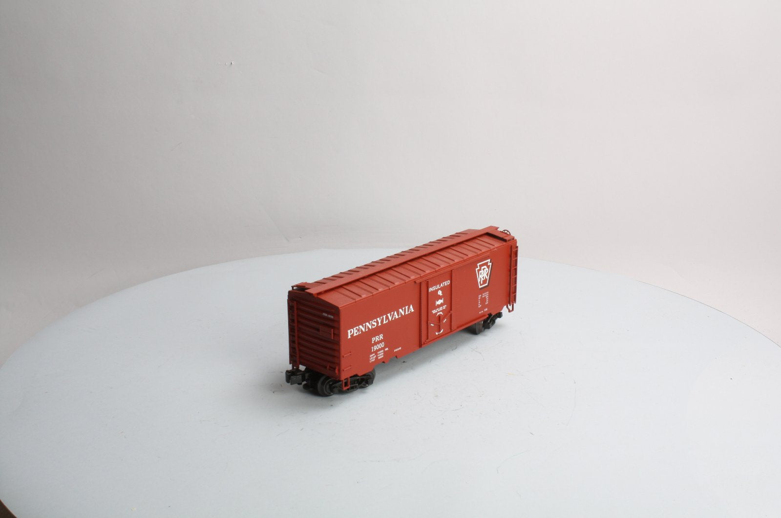 Weaver U21504LD O Gauge Pennsylvania 40' Plug Door Boxcar #19000 - 3 Rail LN/Box