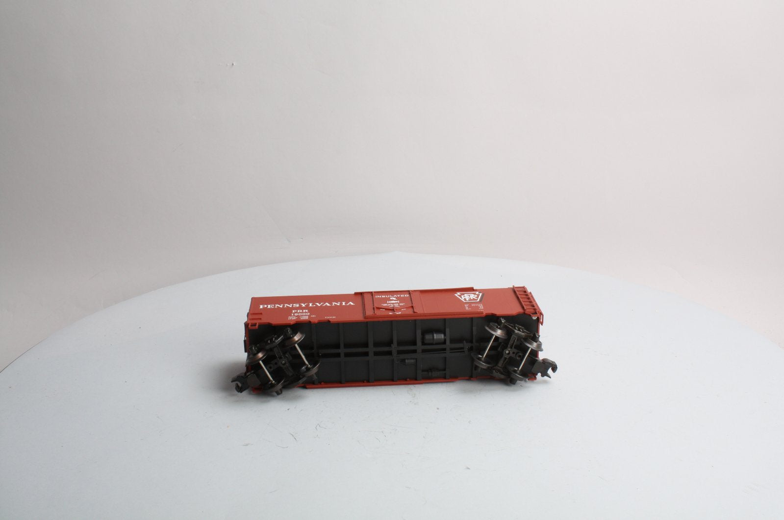 Weaver U21504LD O Gauge Pennsylvania 40' Plug Door Boxcar #19000 - 3 Rail LN/Box